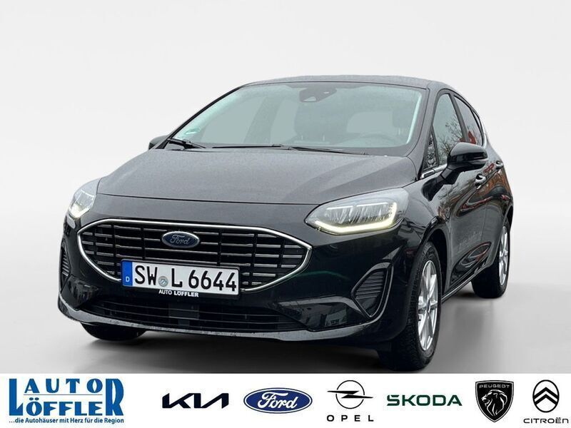 Schwarz metallic Gebraucht 2023 Ford Fiesta Titanium Kleinwagen | 20.380 € (Etwas zu teuer) - Bild 1/4