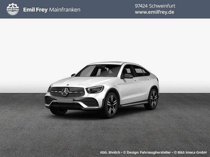 Manufaktur opalithweiß bright Gebraucht 2023 Mercedes GLC300e AMG Coupé | 67.500 € (Fairer Preis) - Bild 1/4