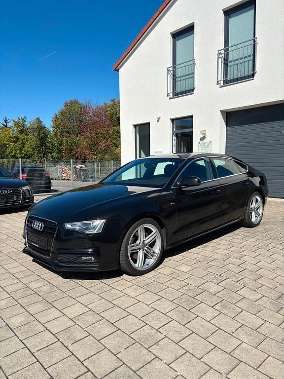 Schwarz Gebraucht 2012 Audi A5 Sportback Sport Limousine | 12.999 € (Fairer Preis) - Bild 1/4