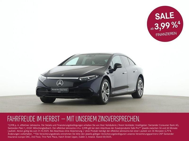 Blau Gebraucht 2022 Mercedes EQS450+ Night Limousine | 69.890 € (Teuer) - Bild 1/4