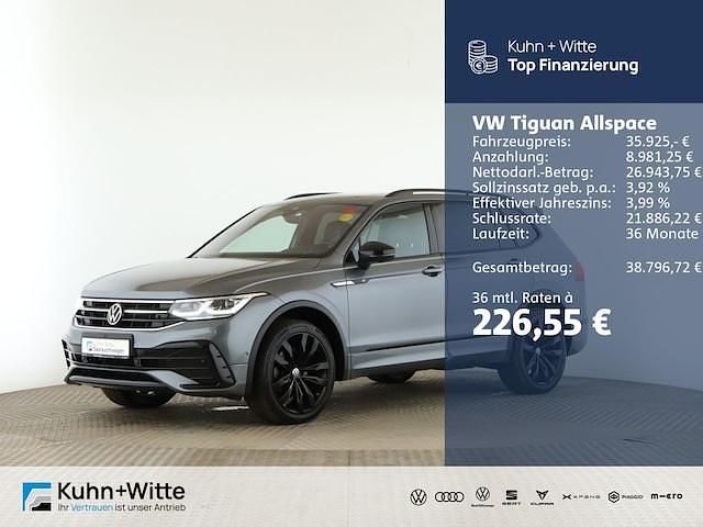 Platinum grey metallic Gebraucht 2022 VW Tiguan Allspace R-line SUV | 34.975 € (Fairer Preis) - Bild 1/3