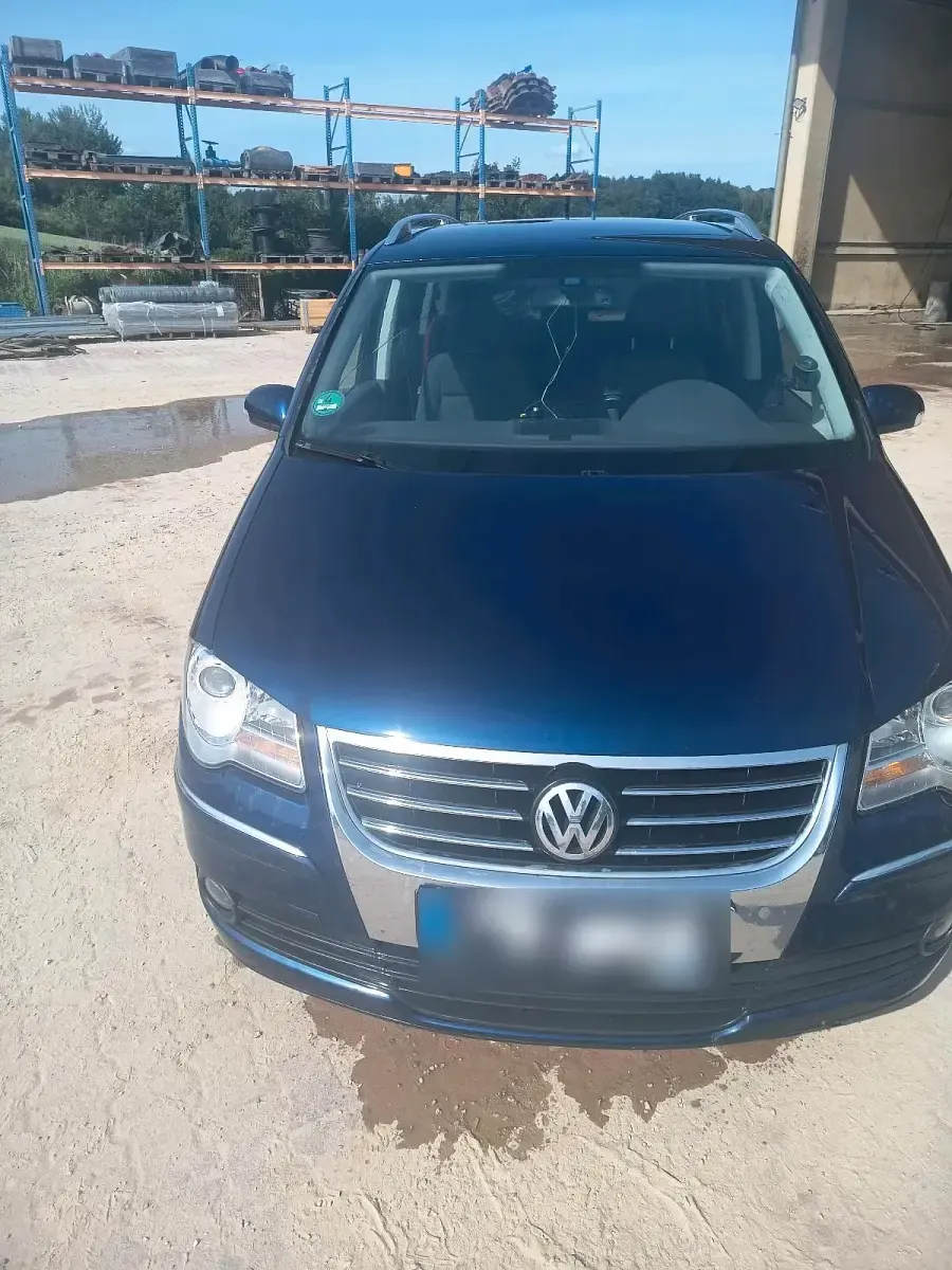 Gebraucht VW Touran 140 PS (102 kW) 2008 Blau Van / Kleinbus