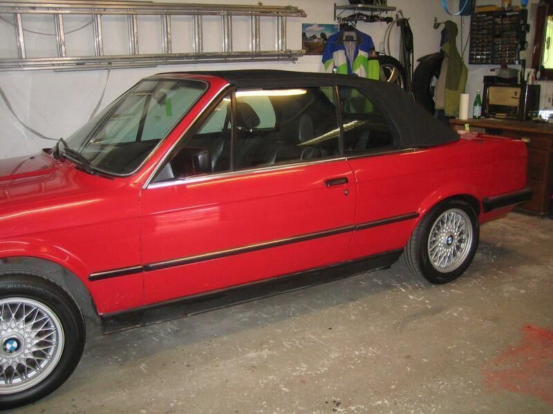 Rot Gebraucht 1987 BMW 325 Cabriolet Cabrio | 18.500 € - Bild 1/4