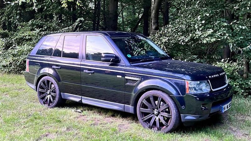 Schwarz Gebraucht 2010 Land Rover Range Rover Sport HSE SUV | 8.500 € (Guter Preis) - Bild 1/4