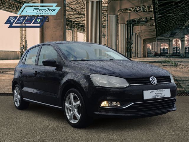 Gebraucht VW Polo Comfortline 75 PS (55 kW) 2015 Schwarz Kleinwagen