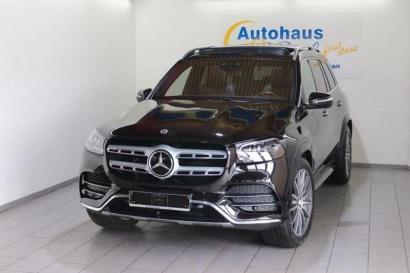 Schwarz Gebraucht 2022 Mercedes GLS580 AMG line SUV | 90.990 € (Teuer) - Bild 1/4