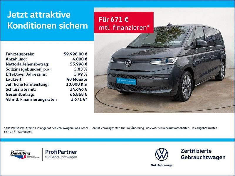 Grau Gebraucht 2024 VW T7 Life Van | 59.998 € (Teuer) - Bild 1/3