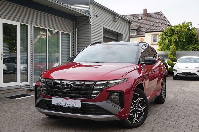 Rot Gebraucht 2022 Hyundai Tucson N Line SUV | 31.965 € (Etwas zu teuer) - Bild 1/3
