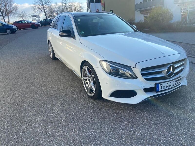 Weiß Gebraucht 2016 Mercedes C250 Kombi | 11.699 € (Guter Preis) - Bild 1/4