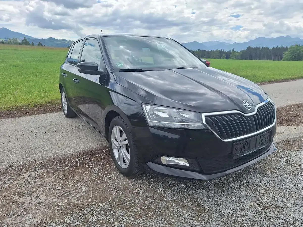 Gebraucht Skoda Fabia Ambition 110 PS (80 kW) 2018 Schwarzmagic perleffekt Kleinwagen