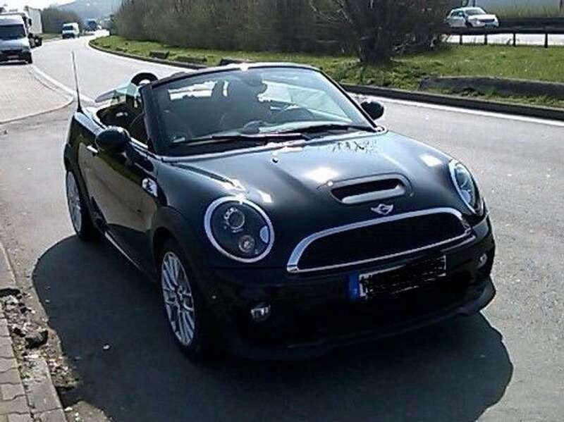 Schwarz Gebraucht 2013 Mini John Cooper Works Cabriolet Cabrio | 10.500 € (Guter Preis) - Bild 1/4