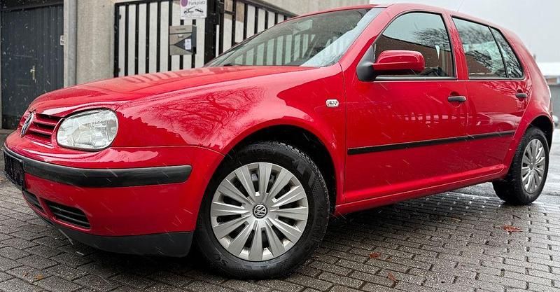 Rot Gebraucht 2002 VW Golf Limousine | 3.490 € (Fairer Preis) - Bild 1/4