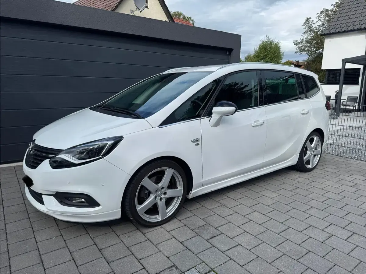 Gebraucht Opel Zafira Tourer OPC 170 PS (125 kW) 2017 Weiß Van / Kleinbus
