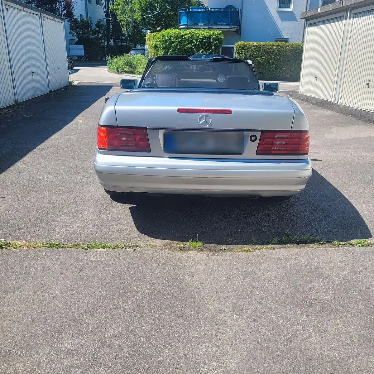 Gebraucht Mercedes SL320 231 PS (169 kW) 1995 Silber Cabrio