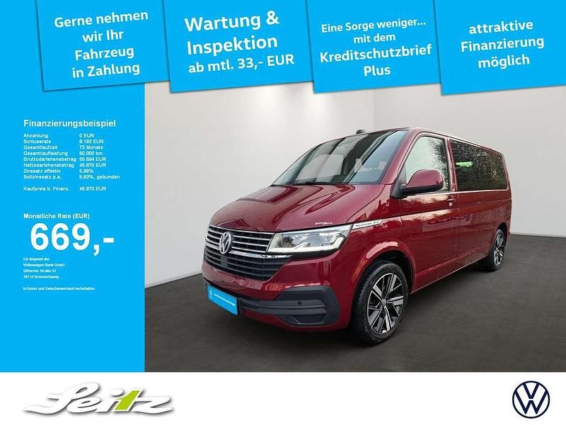 Rot Gebraucht 2021 VW Multivan Comfortline Van | 45.870 € (Superpreis) - Bild 1/3