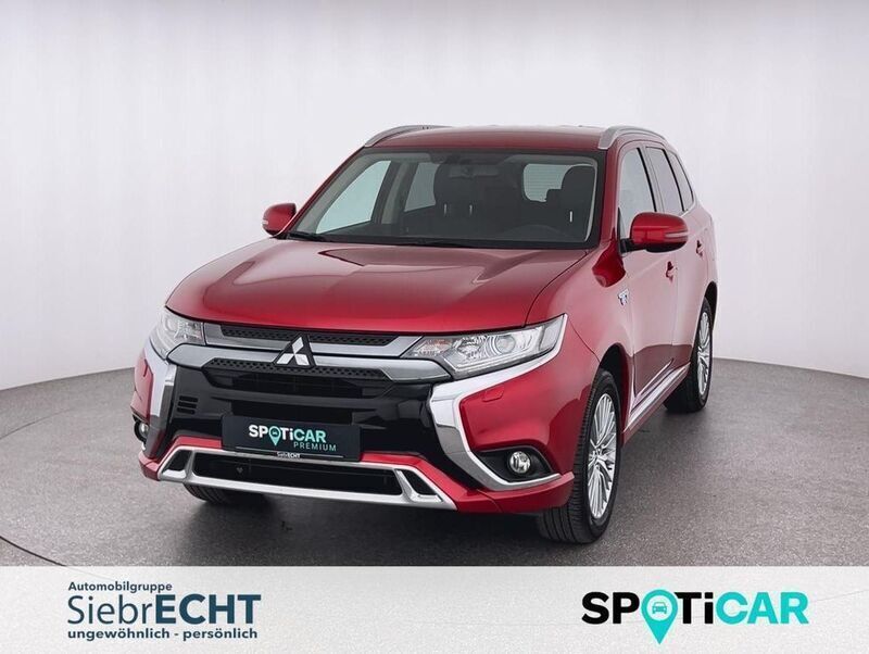 Rot Gebraucht 2021 Mitsubishi Outlander P-HEV Basis SUV | 24.990 € (Fairer Preis) - Bild 1/4