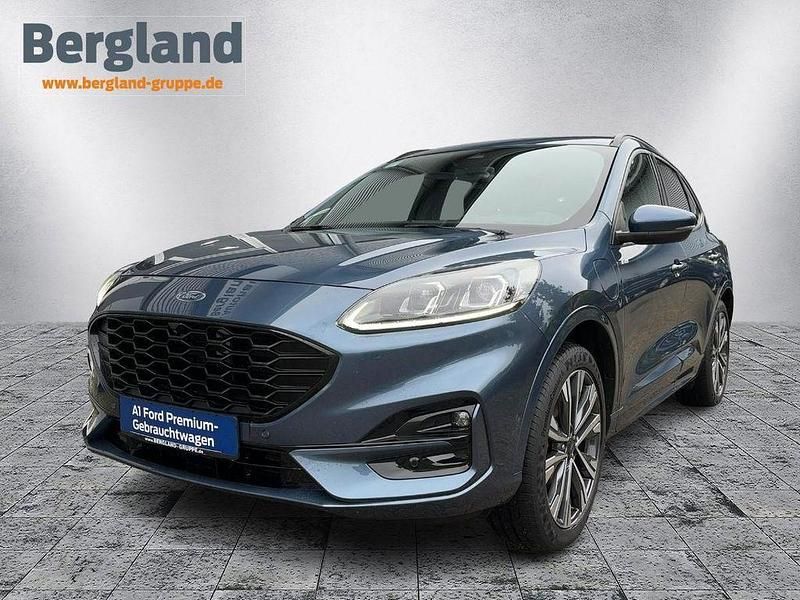 Chromablau metallic blau Gebraucht 2021 Ford Kuga ST-Line X SUV | 25.290 € (Fairer Preis) - Bild 1/4