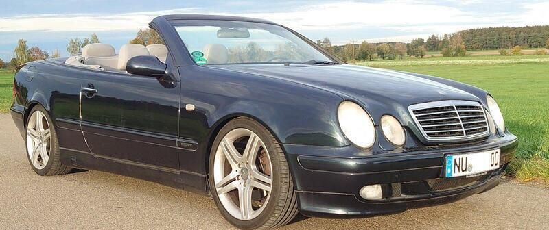 Schwarz Gebraucht 1999 Mercedes CLK320 Elegance Cabrio | 4.850 € (Fairer Preis) - Bild 1/4
