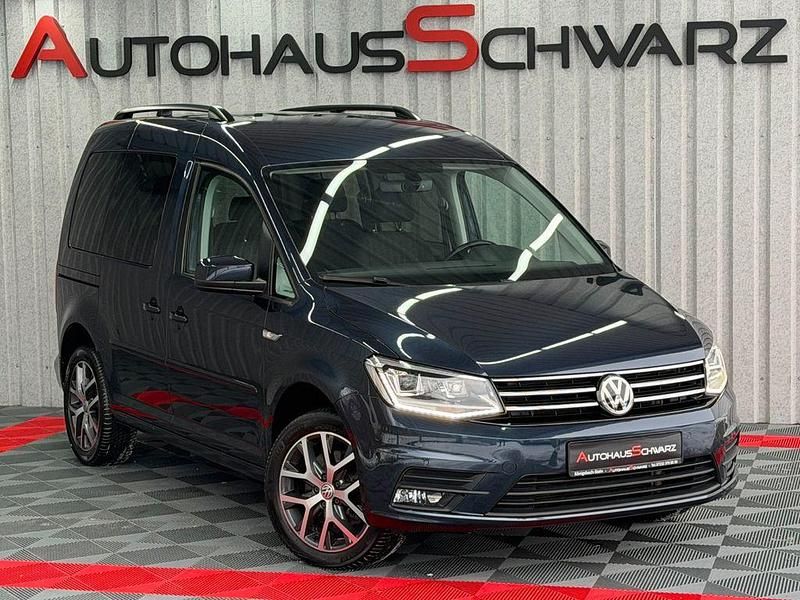 Gebraucht VW Caddy Comfortline 131 PS (96 kW) 2019 Starlight blue metallic Van / Kleinbus
