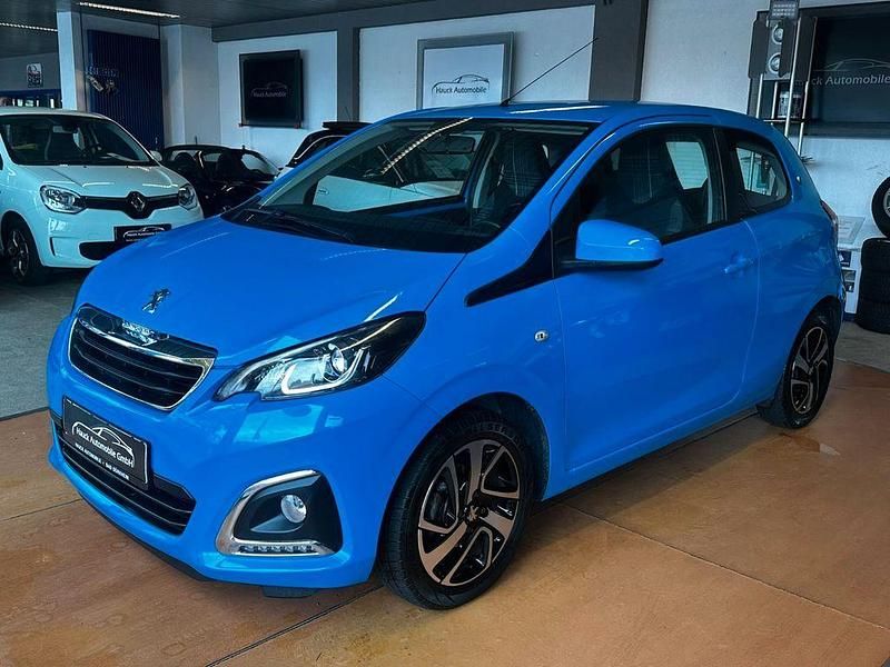 Blau Gebraucht 2016 Peugeot 108 Allure Kleinwagen | 9.090 € (Fairer Preis) - Bild 1/3