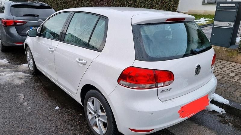Gebraucht VW Golf VI Comfortline 2009 Weiß Kleinwagen