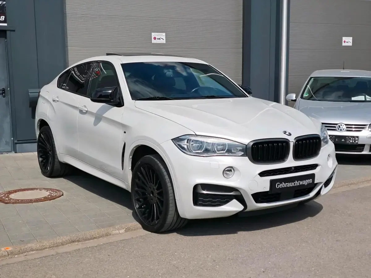 Gebraucht BMW X6 M50 381 PS (280 kW) 2015 Weiß SUV