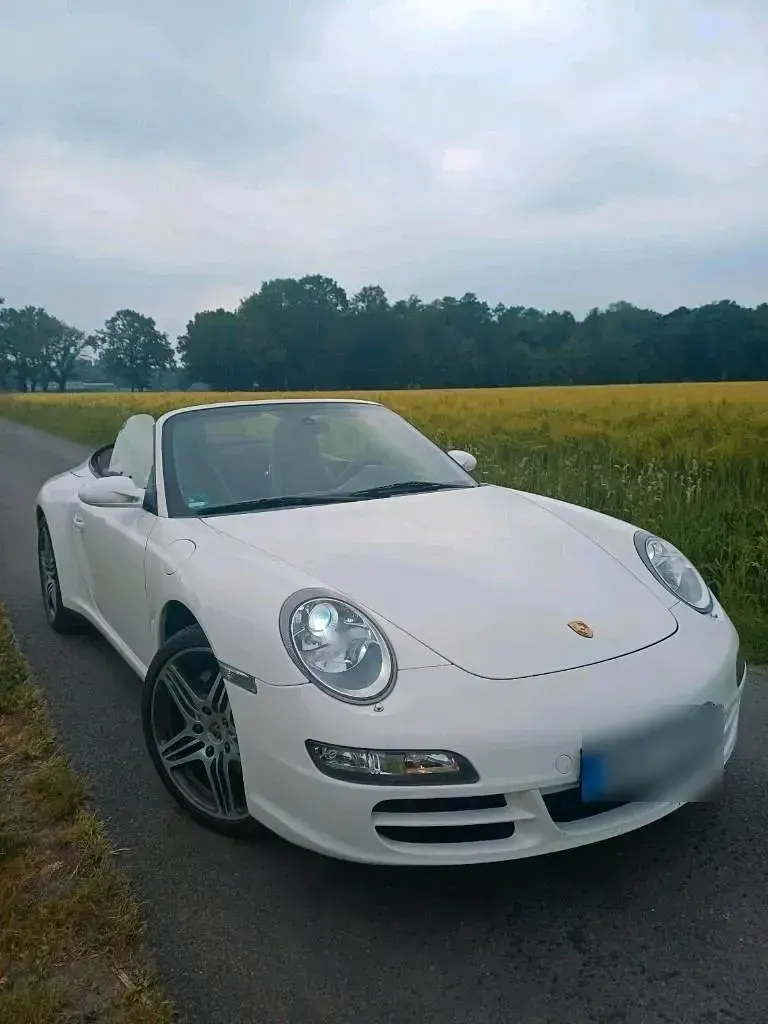 Gebraucht Porsche 911 Carrera 4 Cabriolet 325 PS (239 kW) 2008 Weiß Cabrio