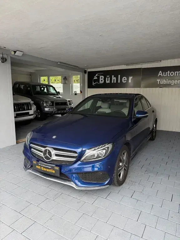 Gebraucht Mercedes C250 AMG line 204 PS (150 kW) 2014 Blau Limousine