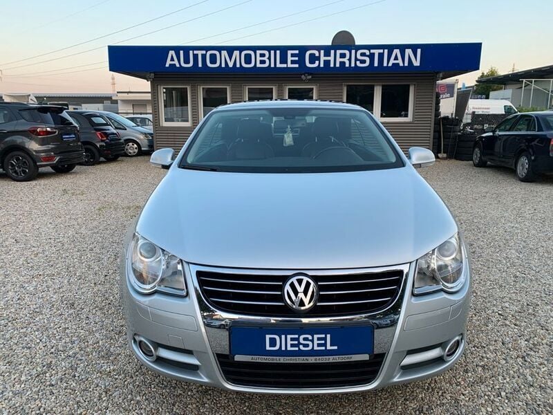 Silver essence metallic Gebraucht 2007 VW Eos Cabrio | 3.390 € (Superpreis) - Bild 1/4