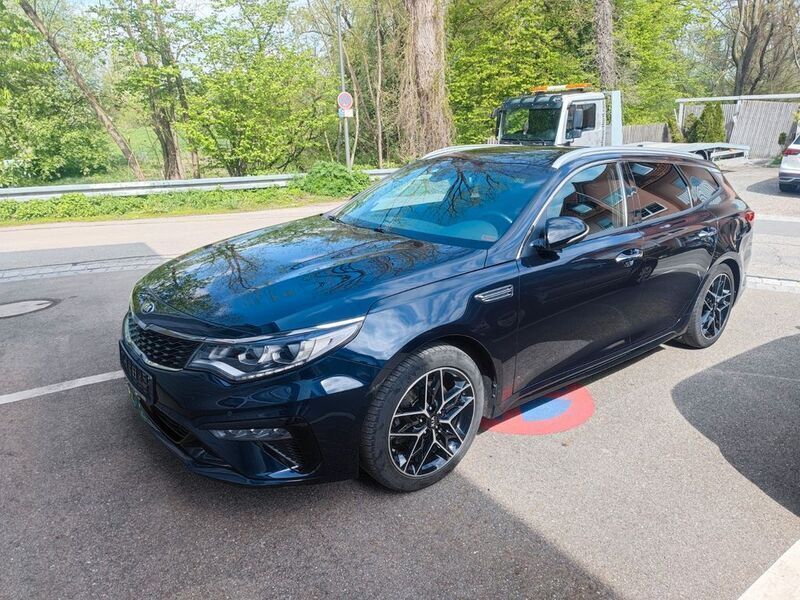 Blau Gebraucht 2019 Kia Optima GT-Line Kombi | 15.999 € (Guter Preis) - Bild 1/4