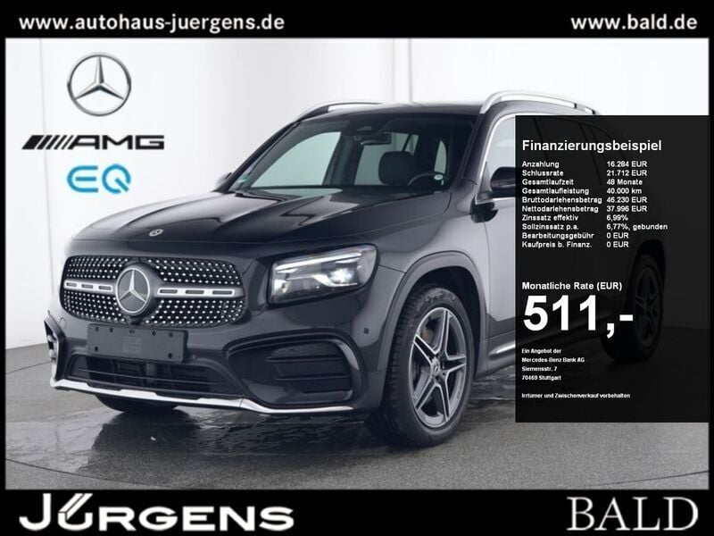 Metalliclack kosmosschwarz Gebraucht 2024 Mercedes GLB250 AMG SUV | 54.770 € (Teuer) - Bild 1/4
