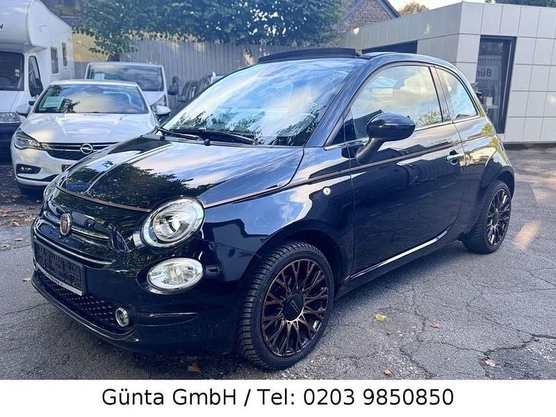 Schwarz Gebraucht 2019 Fiat 500 Collezione Cabrio | 9.900 € (Guter Preis) - Bild 1/4