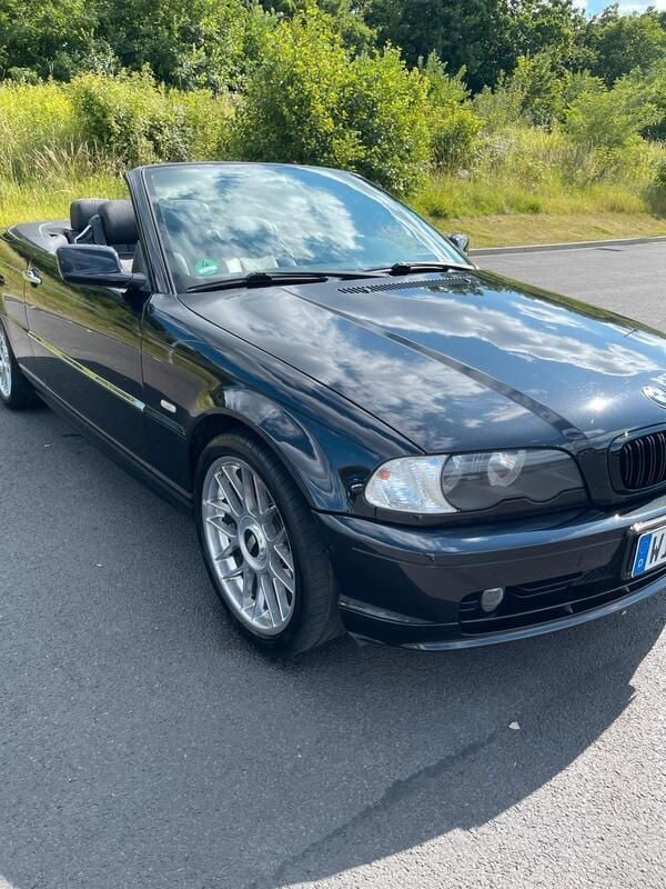 Schwarz Gebraucht 2000 BMW 323 Cabriolet Cabrio | 5.199 € (Guter Preis) - Bild 1/4