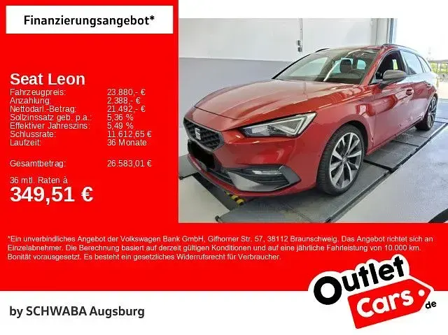 Gebraucht Seat Leon FR 150 PS (110 kW) 2020 Rot Limousine