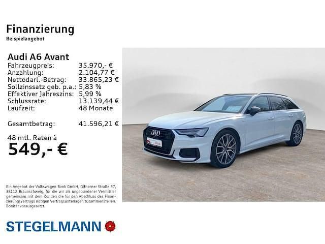 Gebraucht Audi A6 Ambiente 367 PS (269 kW) 2021 Gletscherweiß metallic Kombi