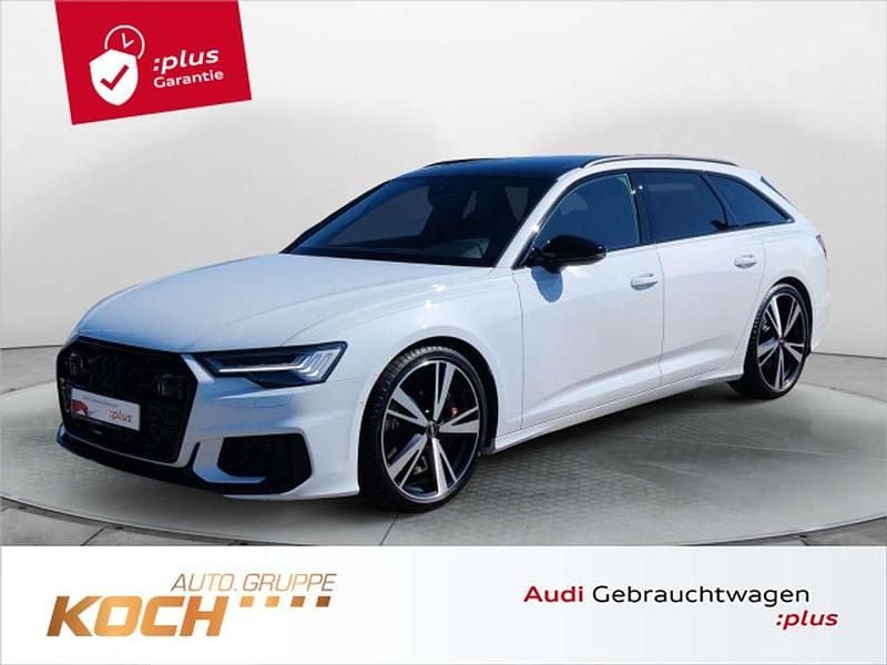 Gletscherweiß metallic Gebraucht 2023 Audi S6 Ambiente Kombi | 59.890 € (Superpreis) - Bild 1/2