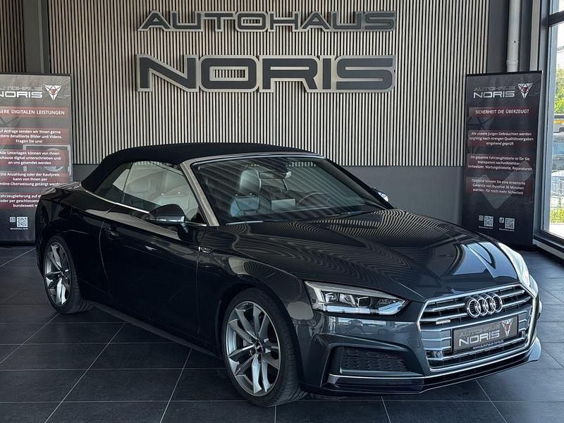 Grau Gebraucht 2019 Audi A5 Cabriolet S-Line Cabrio | 32.990 € (Guter Preis) - Bild 1/4
