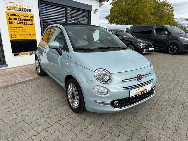 Gebraucht Fiat 500C Dolcevita 69 PS (50 kW) 2022 Tau grün / verdeck schwarz (metallic) Cabrio
