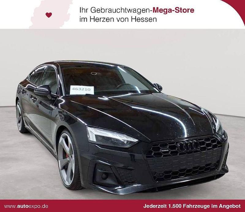 Schwarz Gebraucht 2022 Audi A5 Sportback S-Line Kleinwagen | 29.289 € (Fairer Preis) - Bild 1/4