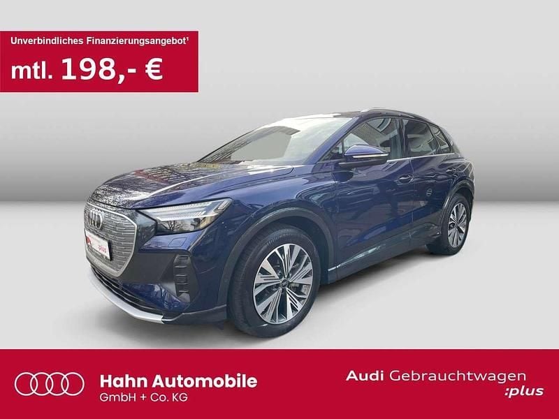 Navarrablau metallic Gebraucht 2022 Audi Q4 e-tron SUV | 31.830 € (Fairer Preis) - Bild 1/3