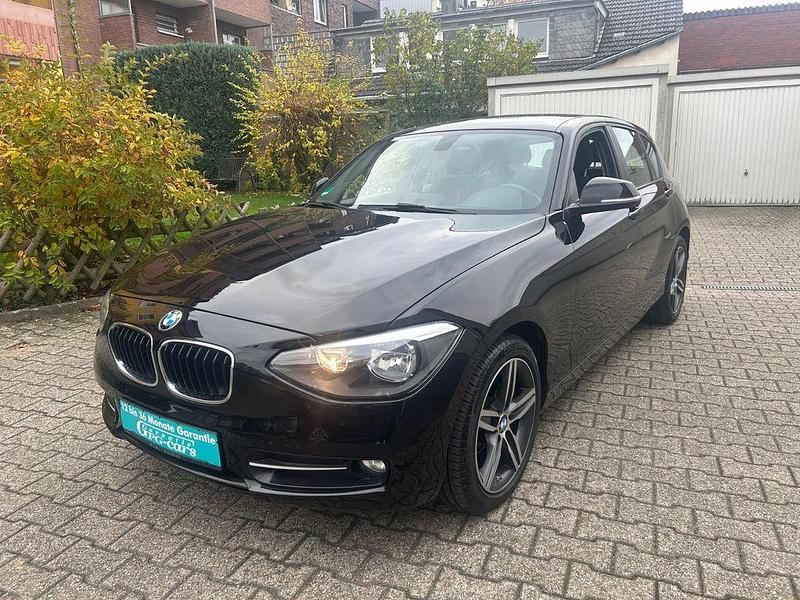Schwarz Gebraucht 2014 BMW 116 Sport Line Kleinwagen | 8.450 € (Fairer Preis) - Bild 1/4