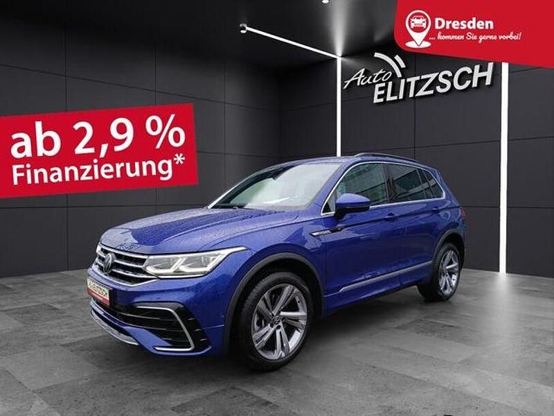 Lapiz blue metallic Gebraucht 2022 VW Tiguan R-line SUV | 40.950 € (Etwas zu teuer) - Bild 1/4