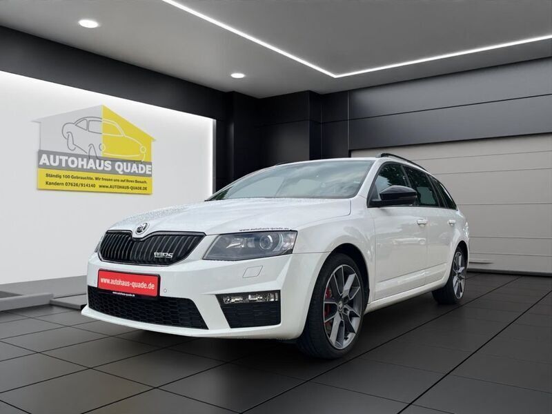 Bila candy/candyweiss Gebraucht 2015 Skoda Octavia RS Kombi | 16.999 € (Etwas zu teuer) - Bild 1/4