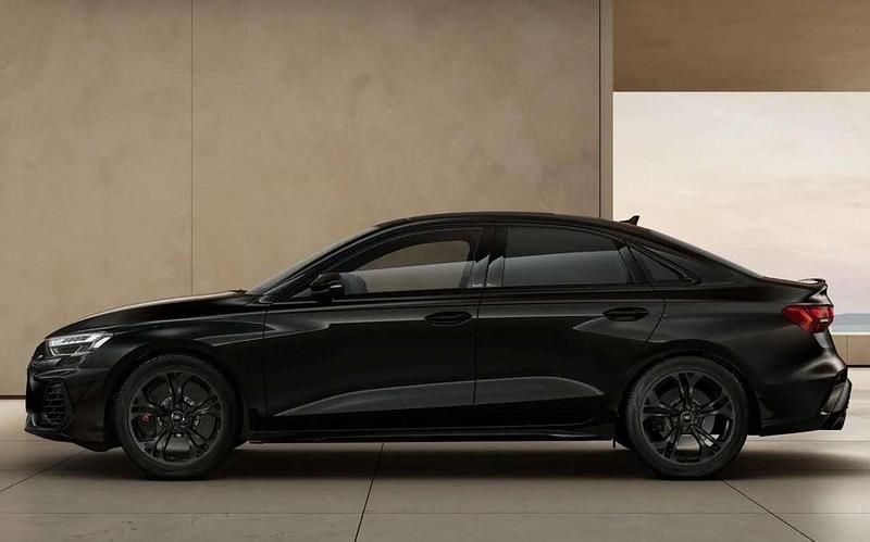 Mythosschwarz metallic Neu 2025 Audi S3 Limousine | 52.381 € (Guter Preis) - Bild 1/2