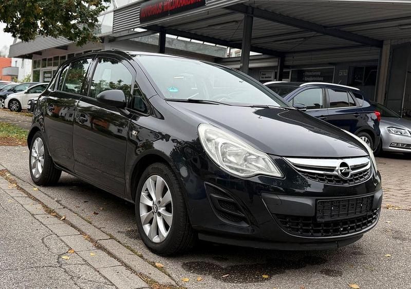 Karbonschw graphitschw midnigh Gebraucht 2012 Opel Corsa Edition Limousine | 4.290 € (Fairer Preis) - Bild 1/4