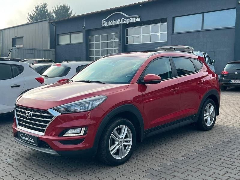 Fiery red / met Gebraucht 2019 Hyundai Tucson Trend SUV | 17.499 € (Guter Preis) - Bild 1/4