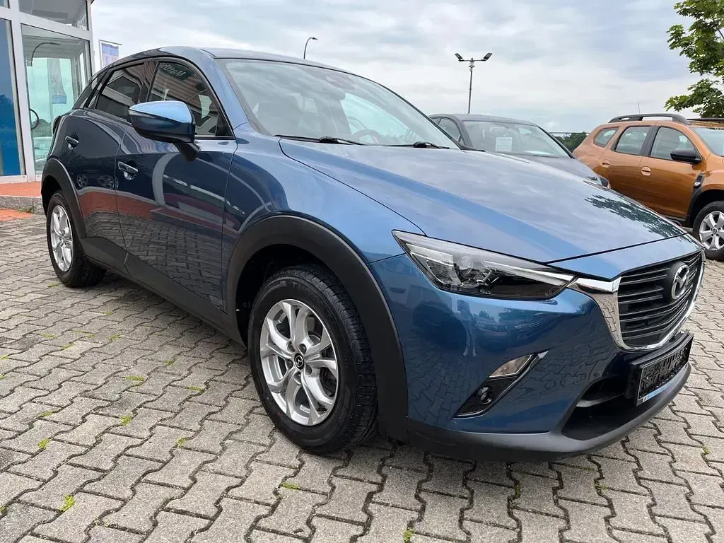 Gebraucht Mazda CX-3 Exclusive-Line 121 PS (88 kW) 2019 Blau SUV