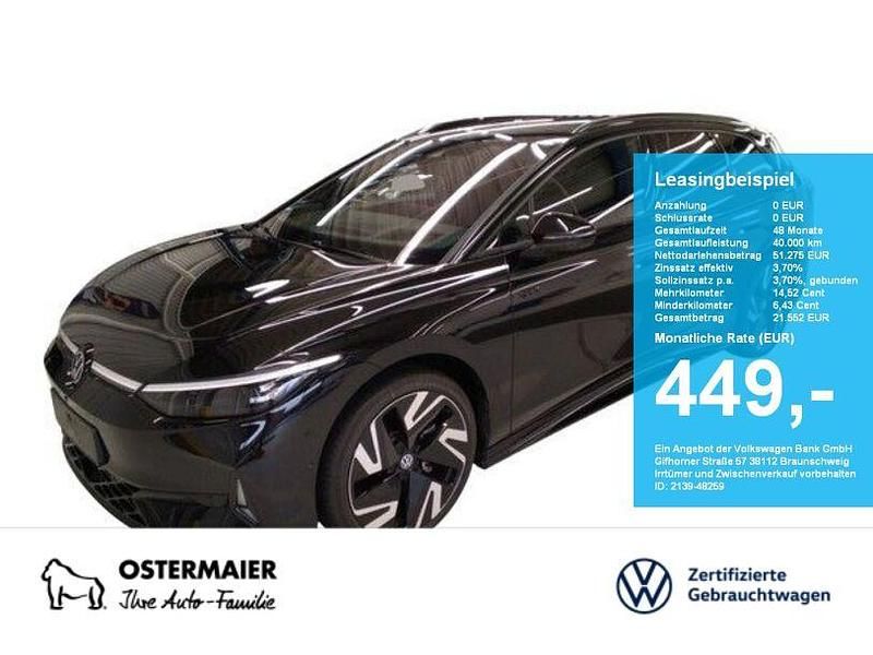 Grenadillschwarz Gebraucht 2025 VW ID.7 GTX Kombi | 51.275 € - Bild 1/4