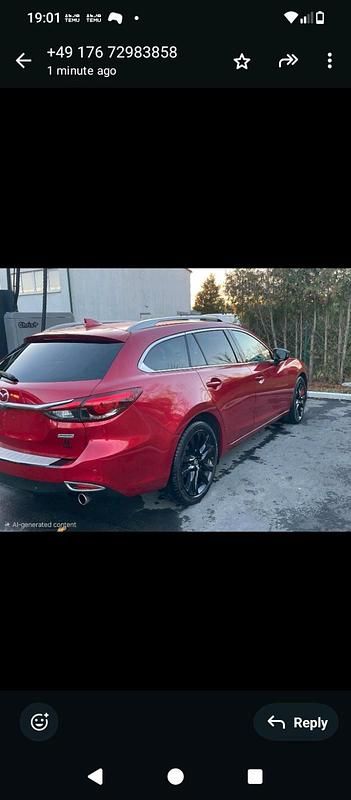 Gebraucht Mazda 6 175 PS (128 kW) 2017 Rot Kombi