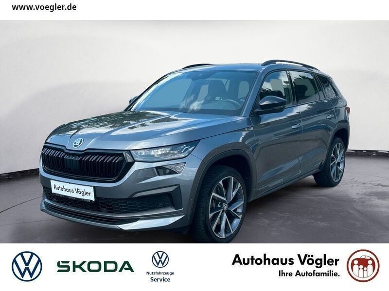 Grau Gebraucht 2022 Skoda Kodiaq SportLine SUV | 34.890 € (Fairer Preis) - Bild 1/4